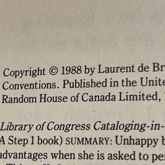 LIKE NEW Vintage 1989 Step into Reading Babar’s Little Circus Star book - Picture 4 of 12